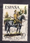 Stamps Spain -  Dragon rgto. de Sagunto 1775