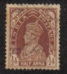 Stamps : Asia : India :  King George VI 
