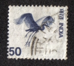 Stamps : Asia : India :  Virgin Crane (Anthropoides virgo)