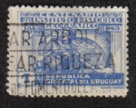 Sellos de America - Uruguay -  Centenario del Instituto Histórico Geográfico 1843-1943 