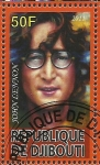 Sellos de Africa - Djibouti -  John Lennon