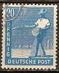 Stamps Germany -  Sembrador/ocupación aliada general.