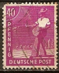Stamps : Europe : Germany :  Sembrador/ocupación aliada general.