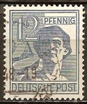 Stamps : Europe : Germany :  Trabajador/ocupación aliada general.
