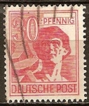 Stamps : Europe : Germany :  Trabajador/ocupación aliada general.