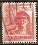 Stamps Germany -  Trabajador/ocupación aliada general.