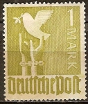 Stamps : Europe : Germany :   "Paloma de la Paz"/ocupación aliada general.