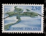 Sellos de Europa - Finlandia -  paisaje con islas