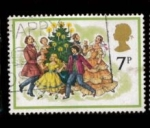 Stamps United Kingdom -  ILUSTRACION - ESCENA NAVIDEÑA