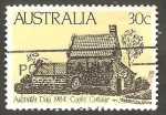 Sellos de Oceania - Australia -  847 - Casa de campaña de Cook