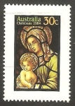 Stamps Australia -  877 - Navidad, vidriera de la Iglesia Santa María de Geelong