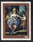 Stamps Hungary -  Samson and Delilah by Michele Rocca