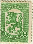 Stamps : Europe : Finland :  Emisión de Wasa - León rampante