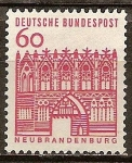 Sellos de Europa - Alemania -   Portal Treptow, Neubrandenburg (a).