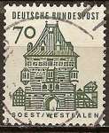 Stamps Germany -  El Osthofentor en Soest (a).