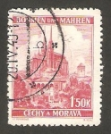 Stamps Czechoslovakia -  Bohemia y Moravia - 30 - Catedral de Brno