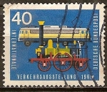 Stamps Germany -  Exposición Internacional de Transporte en Munich en 1965.