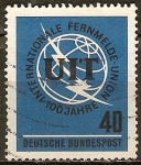 Stamps Germany -  Centenario  de la Unión Internacional de Telecomunicaciones UIT.