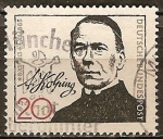 Stamps Germany -  Centenario de la muerte de Adolf Kolping (padre de los mineros). 