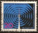 Stamps Germany -  Radio Exposición alemán en Stuttgart.