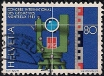Stamps : Europe : Switzerland :  Congreso Internacional de Geometría