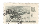 Stamps Brazil -  Batalla de Tuyutí