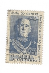 Sellos de America - Brasil -  Visita del General Craveiro Lopez