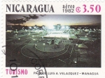 Stamps Nicaragua -  Parque Luis A.Velazquez- Managua-TURISMO 