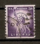 Stamps United States -  Estatua de la Libertad.
