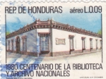 Sellos de America - Honduras -  Centenario de la Biblioteca y Archino Nacionales