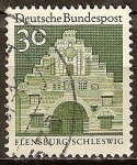 Stamps Germany -  Puerta Norte en Flensburg (b).