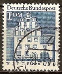 Sellos de Europa - Alemania -  La casa de Melanchthon en Wittenberg (b).