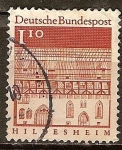Stamps Germany -  Hospital de la Trinidad en Hildesheim (b).
