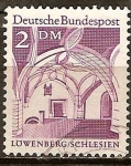 Stamps Germany -  Salón de los ciudadanos en el Ayuntamiento Lowenberg (b).