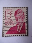 Stamps United States -  Oliver Wendell Holmes - 1809-1894-Médico,Escritor y poeta.
