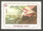Sellos de America - Hait -  Fauna, ajaia ajaja