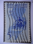 Stamps United States -  New Jersey - tercentenary 1664-1964 