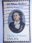Stamps United States -  Dra: Mary Walker(1832-1919) Cirujana del ejercito, medalla de honor.
