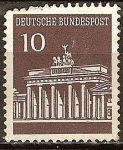 Sellos de Europa - Alemania -  La Puerta de Brandenburgo en Berlín.