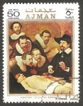 Stamps United Arab Emirates -  Ajman - Navidad, cuadro de Dürer