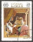 Stamps : Asia : United_Arab_Emirates :  Ajman - Navidad, cuadro de Dürer