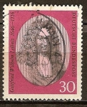 Stamps Germany -  250a Aniv de la muerte de Gottfried Leibniz (científico). 