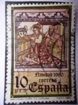 Stamps Spain -  Ed. 2593 - Navidad 1980- Natividad Cuiña (La Curuña)