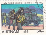 Stamps Vietnam -  Soldados vietnamitas