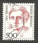 Stamps Germany -  1229 - Alice Salomon, educadora social