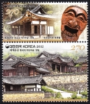 Stamps Asia - South Korea -  COREA DEL SUR - Pueblos históricos de Corea- Hahoe y Yangdong