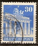 Stamps Germany -  Puerta de Brandemburgo/ocupación aliada general.