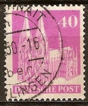 Stamps : Europe : Germany :  Catedral de Colonia.Zona de Ocupación aliada general.