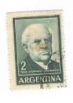 Stamps Argentina -  Domingo F Sarmiento