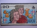 Stamps Spain -  Ed.2920- 500 años del descubrimiento de América-Reyes Católicos